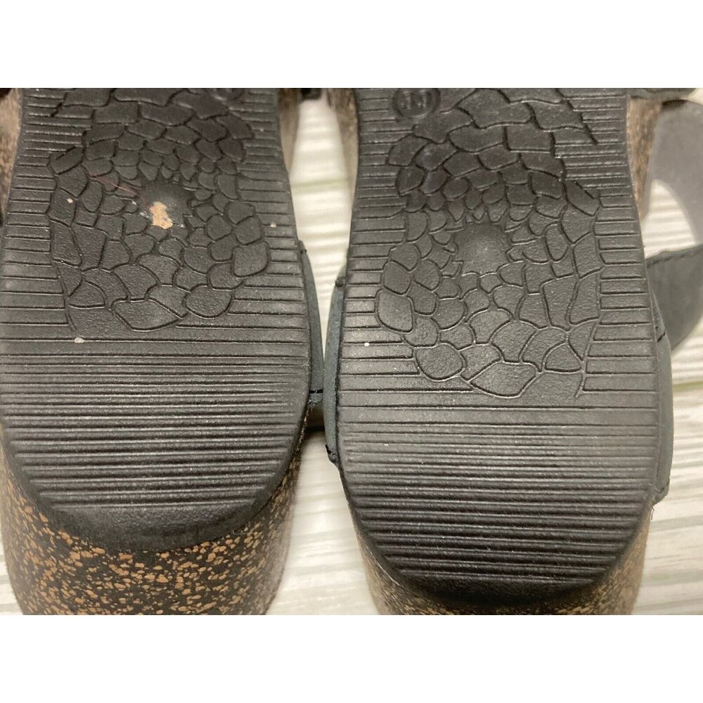 Dansko Wedge Comfort  Sandal  Gray Adjustable Hook and Loop Straps Size 39/8 - Picture 5 of 8
